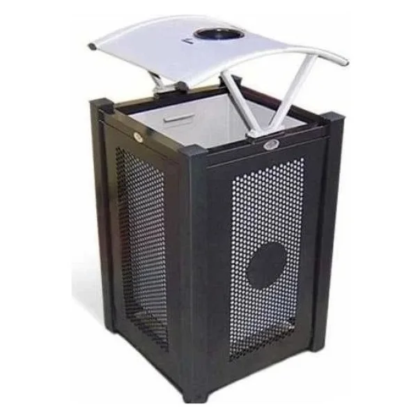 Garanti Metal 7604 Modern Bahçe Tipi Çöp Kovası (65 Litre) - Görsel 2