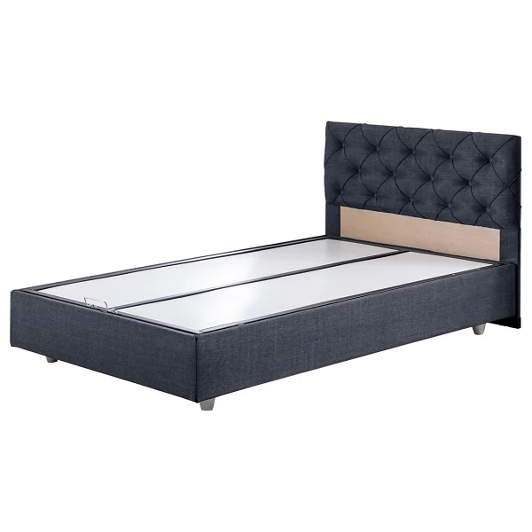 Setay Eylül Tek Kişilik Baza Başlık Comfort Yatak Seti - Lacivert - 90 x 190 cm - Görsel 3