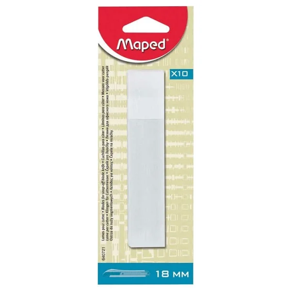 Maped Maket Bıçağı Yedeği 18mm 10'lu - Görsel 8