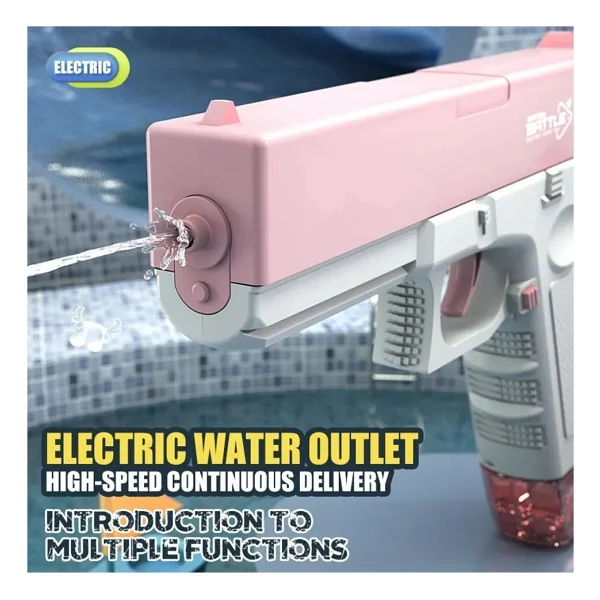 Trust Store Elektrikli Otomatik Atış Yapan Su Tabancası Mavi 10 Metre Menzilli 500 Ml. Depolu 20 Cm. - Görsel 6