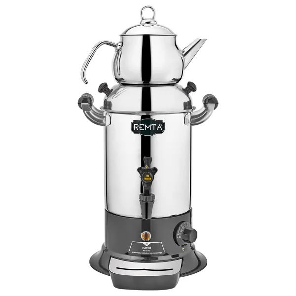 Remta R25 Çift Demlikli Mini 40 Bardak 5 lt Semaver - Görsel 2