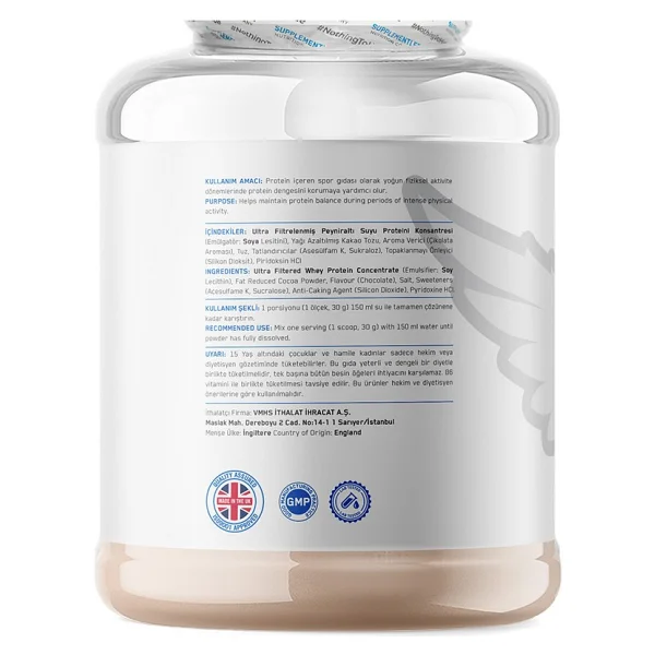 Supplementler 2000 gr Çikolata Aromalı Whey Protein Tozu - Görsel 2