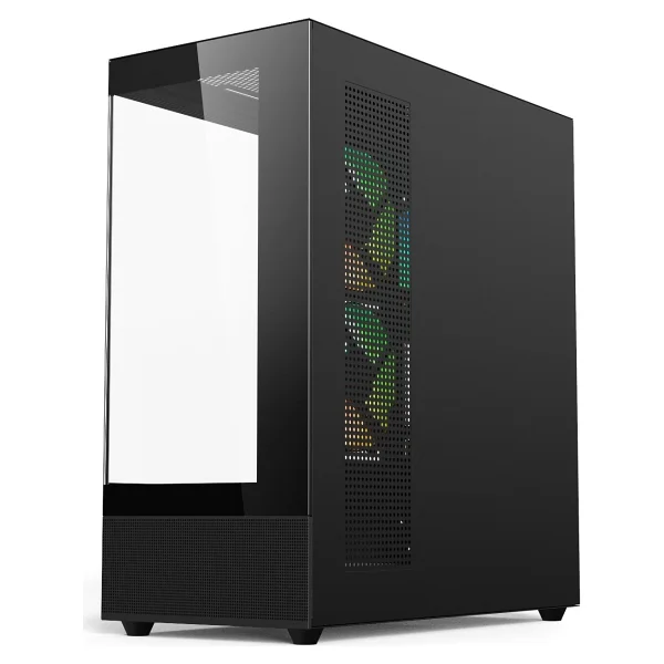 Gametech Phantom 6 x 120 MM RGB Fanlı Oyuncu Bilgisayar Kasası Siyah - Görsel 3