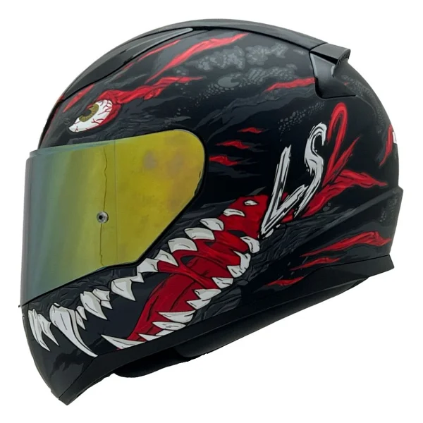 LS2 Rapid 2 Kaiju Full Face Motor Kaskı - Görsel 7
