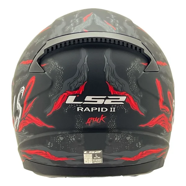 LS2 Rapid 2 Kaiju Full Face Motor Kaskı - Görsel 4