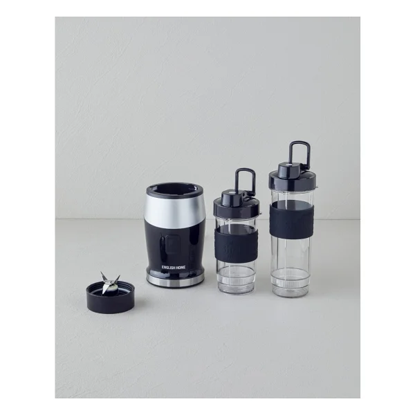 English Home KBL 3010 Shake Away Siyah Krom Smoothie Blender - Görsel 4