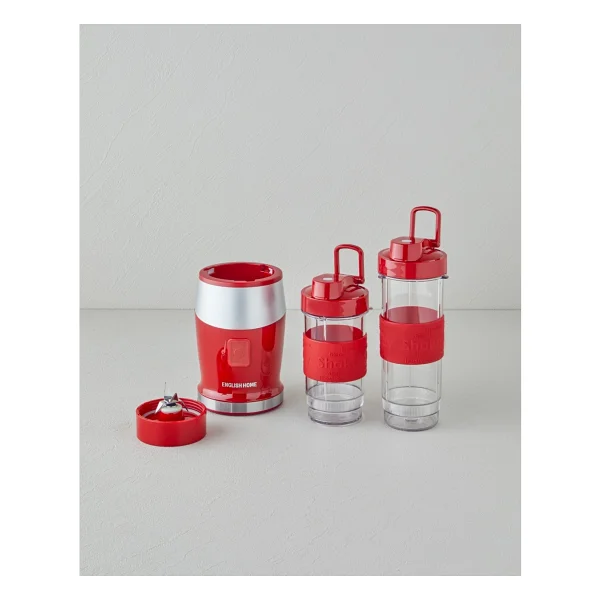 English Home KBL 3010 Shake Away Kırmızı Smoothie Blender - Görsel 4