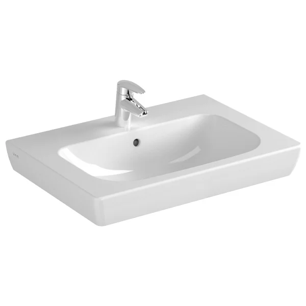 VitrA S20 5522B003-0001 Etajerli Beyaz Seramik Lavabo - Görsel 3