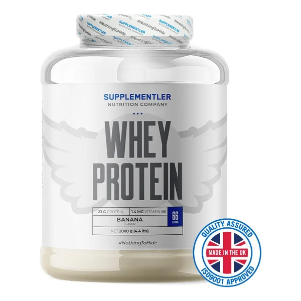 Supplementler 2000 gr Muz Aromalı Whey Protein Tozu - Görsel 4