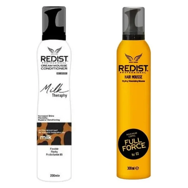 Redist Milk Saç Bakım Köpüğü Ve Full Force Saç Köpüğü 2'li Set - Görsel 5