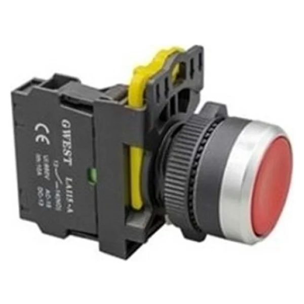 Gwest A5-01 22MM Kırmızı Yaylı Stop Butonu - Görsel 2