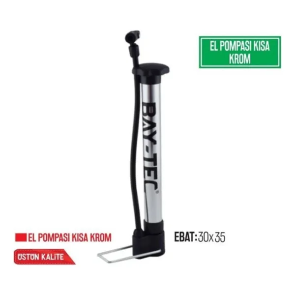 Bay-Tec El Pompası Kısa Krom - Görsel 2