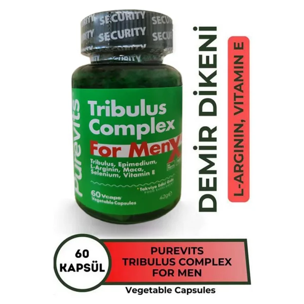 Purevits Tribulus Formen Complex 60 Kapsül - Görsel 7