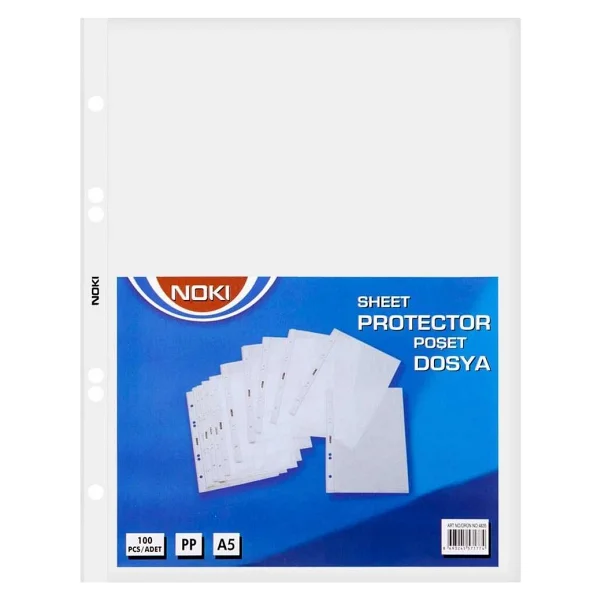 Noki Delikli A5 Poşet Dosya 100'lü - Görsel 2