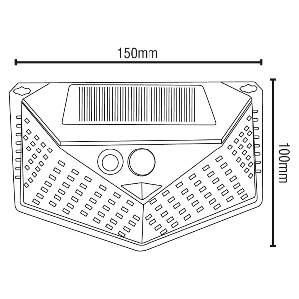 Maxled Mx-9002 40W Sensorlu Solar Led Aplik 6500K - Görsel 4