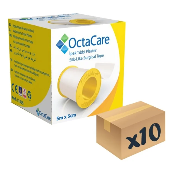 Medikaltec Ipek Tıbbi Plaster 10 Adet 5m X 5cm - Görsel 2