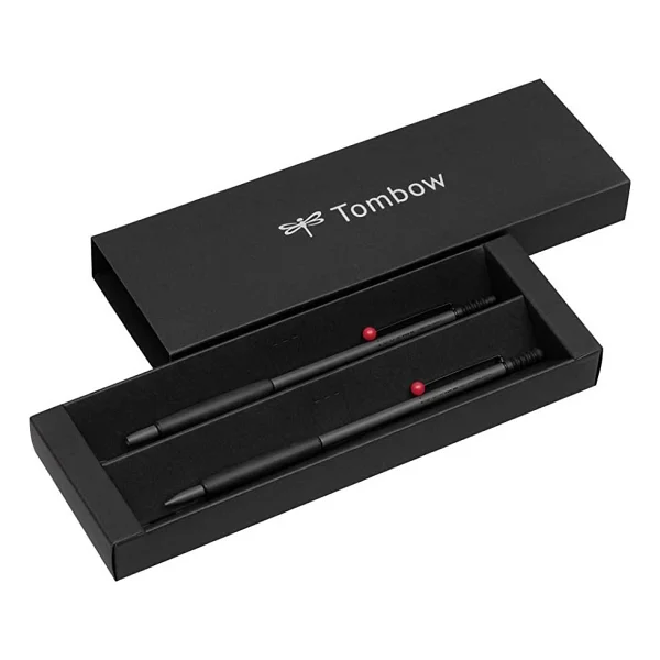 Tombow : Zoom 707 : Tükenmez & Versatil Kalem Seti : Gri - Siyah (Karton Kutulu) - Görsel 2