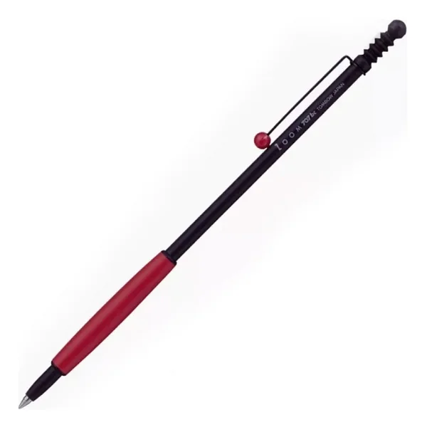 Tombow : Zoom 707 : Tükenmez Kalem : 0,7 mm : Siyah - Kırmızı (Karton Kutulu) - Görsel 2