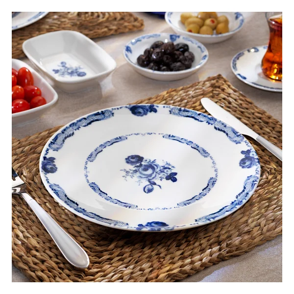 Schafer Vivian Lacivert02 32 Parça 6 Kişilik Kahvaltı Takımı - Görsel 3