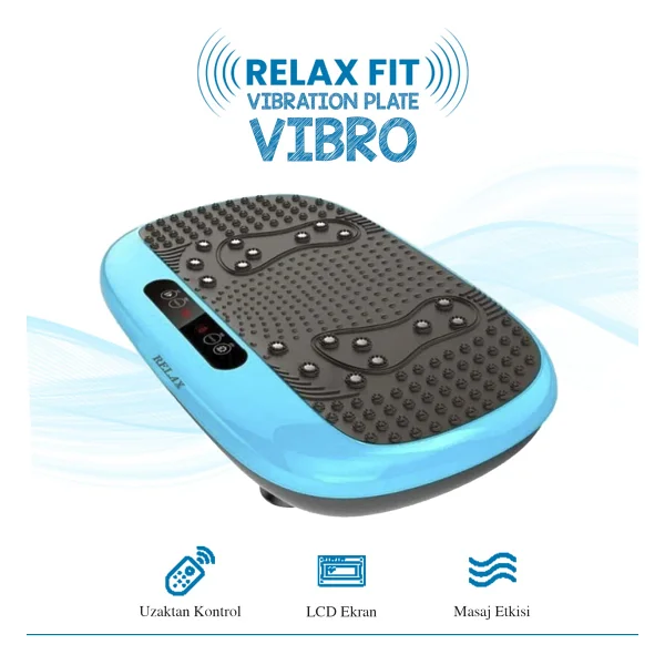 Relax Vibro Vibration Plate Egzersiz ve Titreşimli Spor Aleti - Görsel 3