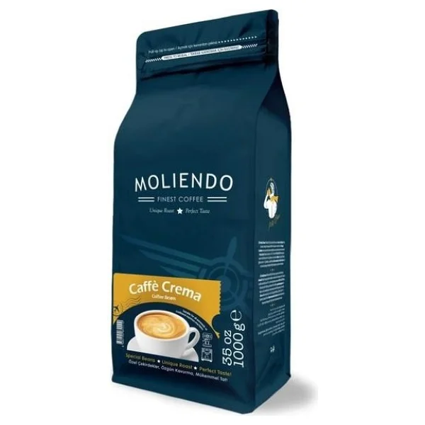 Moliendo Professional Caffe Crema Strong Çekirdek Kahve 1 kg - Görsel 6