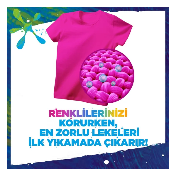 Omo Active Renkliler için 9 kg Toz Deterjan - Görsel 4