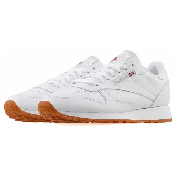 Reebok CL LTHR Beyaz Kadın Günlük Spor Ayakkabı - Görsel 3
