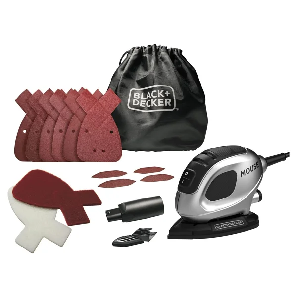 Black+Decker BEW230SBCK-QS Mouse Silver 55 W Zımpara Makinesi - Görsel 2