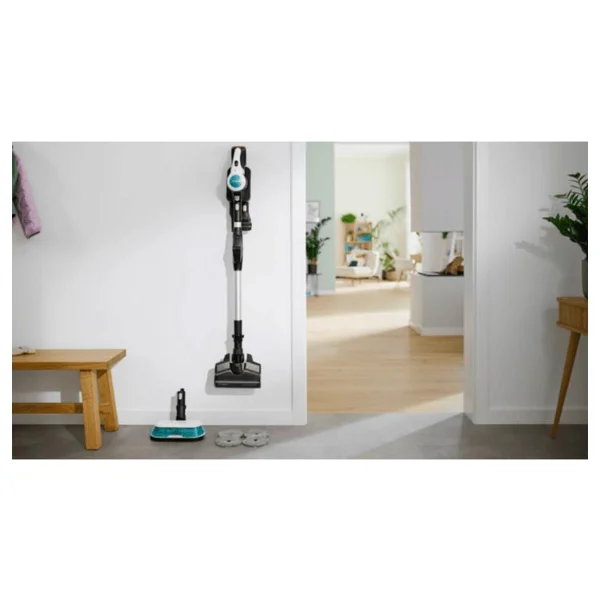 Bosch Unlimited 7 ProHygienic Aqua White BCS71HYG3 Islak Kuru Şarjlı Dikey Süpürge - Görsel 2