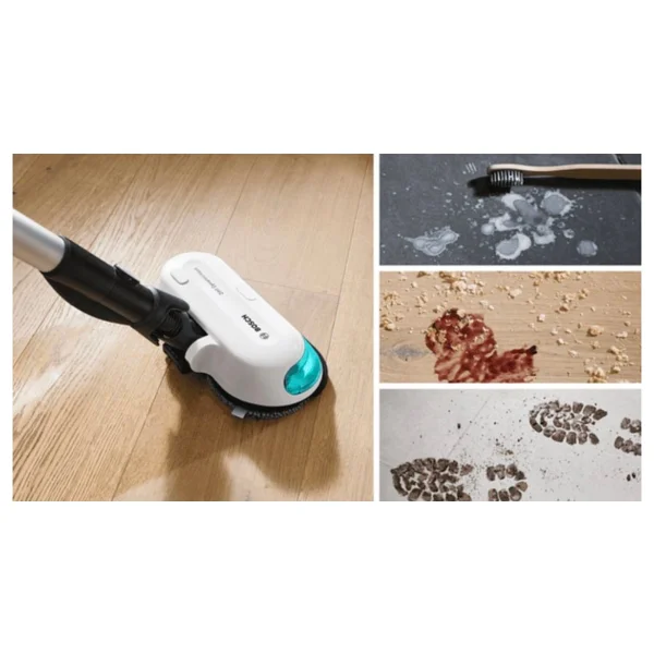Bosch Unlimited 7 ProHygienic Aqua White BCS71HYG3 Islak Kuru Şarjlı Dikey Süpürge - Görsel 4