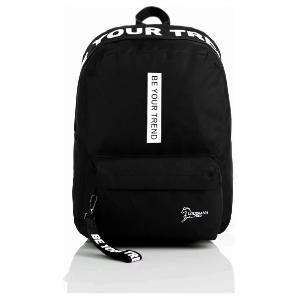 Louisiana Polo Laptop Bölmeli Okul Çantası Be Your Trend Siyah Füme 1140 - Görsel 9