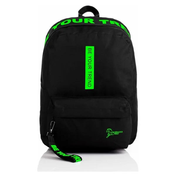 Louisiana Polo Laptop Bölmeli Okul Çantası Be Your Trend Siyah Füme 1140 - Görsel 8