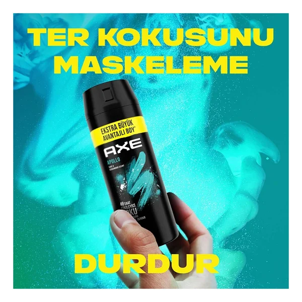 Axe Apollo 200 ml 3 Adet Erkek Deodorant - Görsel 3