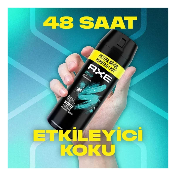 Axe Apollo 200 ml 3 Adet Erkek Deodorant - Görsel 5