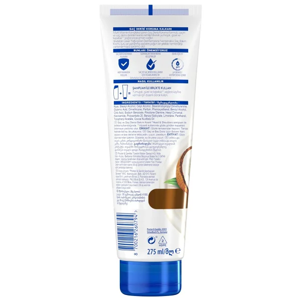 Head & Shoulders Derinlemesine Nemlendirici 275 ml Saç Kremi - Görsel 6