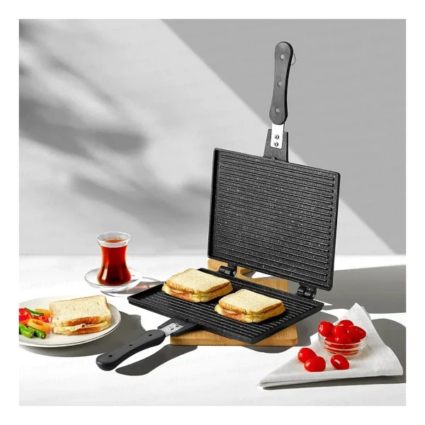 Nehir Lüks Maxi Ocak Üstü Tost Makinesi - Görsel 7