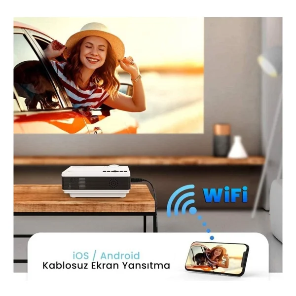 Vankyo Leisure 410 90 Lümen Wi-Fi LED Projeksiyon Cihazı - Görsel 3