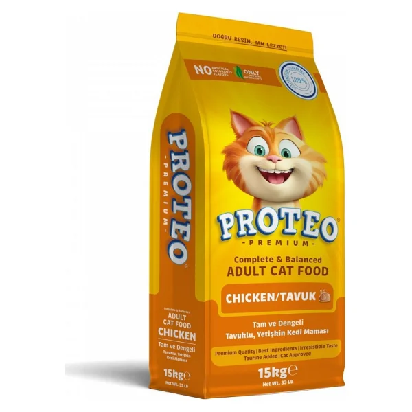 Proteo Tavuklu 15 kg Yetişkin Kedi maması - Görsel 3