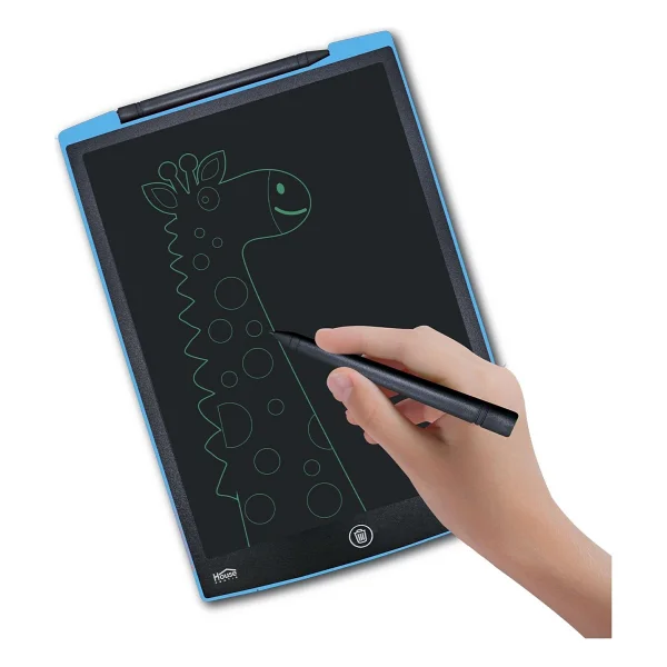 House Pratik HP45 LCD Pilli Mıknatıslı Yazı Tahtası 12 inç Mavi - Görsel 4