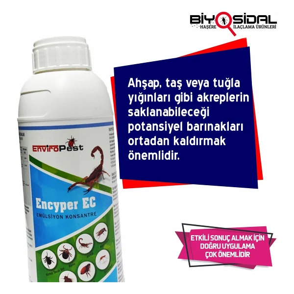 Enviropest Kene Akrep Pire Tahtakurusu Ilacı 1 lt - Görsel 3