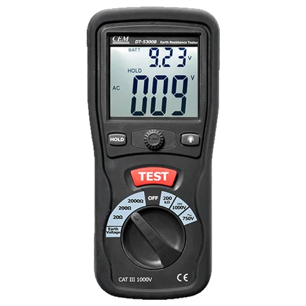 Cem DT-5300B Topraklama Direnci Ölçüm Cihazı Multimetre - Görsel 4
