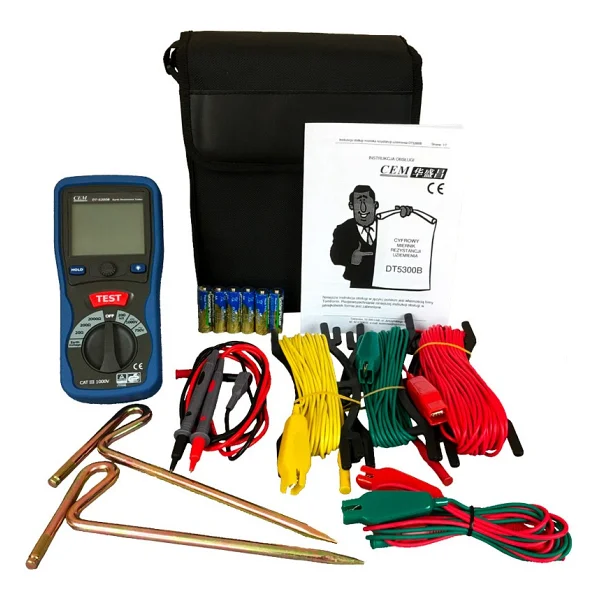 Cem DT-5300B Topraklama Direnci Ölçüm Cihazı Multimetre - Görsel 2