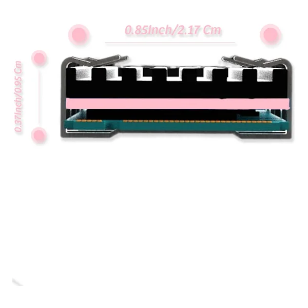 Pullsar SSD Cooler - (2cmx10cm) 1.00MM 12.8W/M-K M.2 SSD Soğutucu Üstün Soğutma Performansı ve Güvenilirlik - Görsel 4