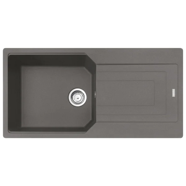 Franke Urban Ubg 611-100 Stone Grey Granit Eviye + Active Plus Doccia Batarya - Görsel 2