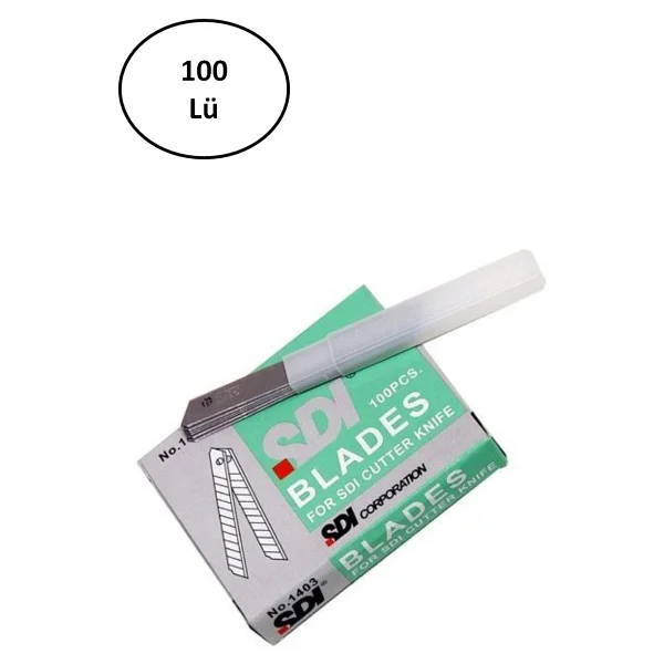 Esmo Sdi-1403 Maket Bıçağı Yedeği Dar 1403 100'lü - Görsel 2