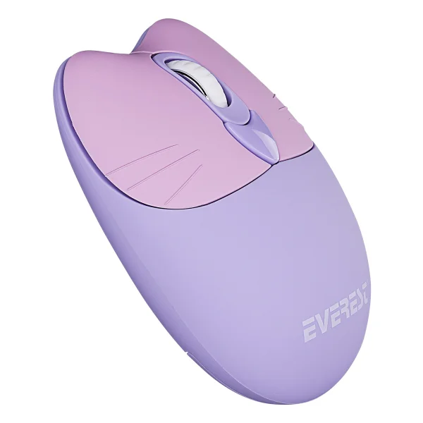 Everest Bunny KM-6244 Mor Kablosuz Oyuncu Mekanik Klavye Mouse Seti - Görsel 8