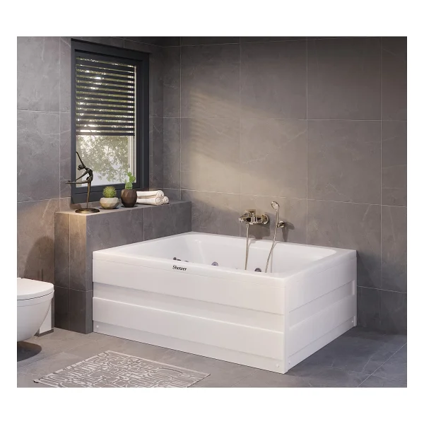 Shower Alfa 110X150 Dikdörtgen Küvet - Görsel 5