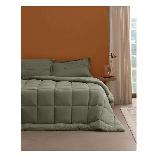 Madame Coco Bobigny Mint Yeşili Pamuklu Supersoft Çift Kişilik Comfort Set - Görsel 6