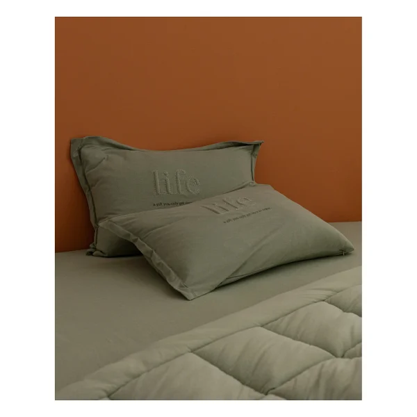 Madame Coco Bobigny Mint Yeşili Pamuklu Supersoft Çift Kişilik Comfort Set - Görsel 3