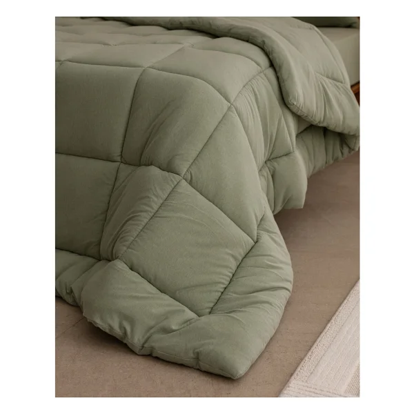 Madame Coco Bobigny Mint Yeşili Pamuklu Supersoft Çift Kişilik Comfort Set - Görsel 4